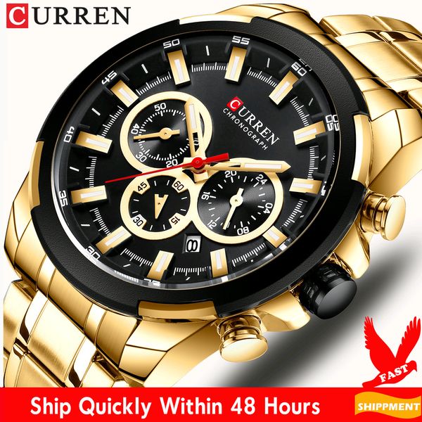 curren luxury men watches men fashion design sport watches waterproof chronograph men wristwatch quartz chronograph male clock 201208, Slivery;brown
curren luxury men watches men fashion design sport watches waterproof chronograph men wristwatch quartz chronograph male clock 201208, Slivery;brown