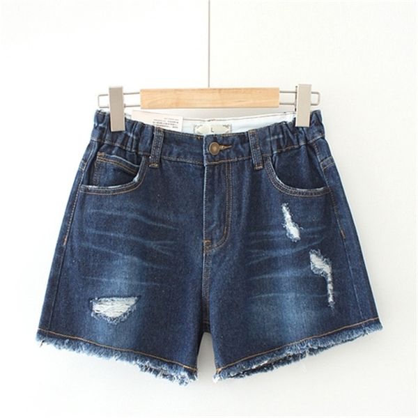 plus size women high slim casual elastic waist summer rippled denim shorts, White;black
plus size women high slim casual elastic waist summer rippled denim shorts, White;black