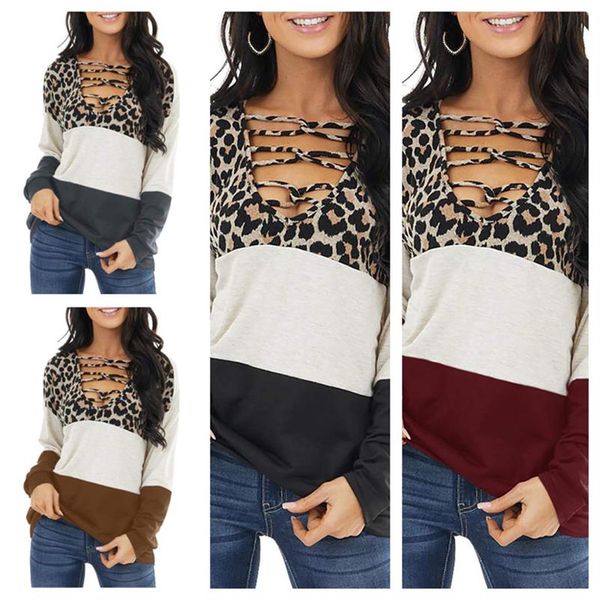 patchwork women leopard printed sweatshirts long sleeve v-neck sweater fashion ladies casual loose autumn winter hoodies clothes e111702, White
patchwork women leopard printed sweatshirts long sleeve v-neck sweater fashion ladies casual loose autumn winter hoodies clothes e111702, White