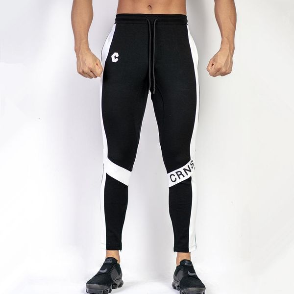 casual skinny pants men joggers sweatpants gym fitness sport workout training track pants male fashion patchwork cotton trousers, Black
casual skinny pants men joggers sweatpants gym fitness sport workout training track pants male fashion patchwork cotton trousers, Black