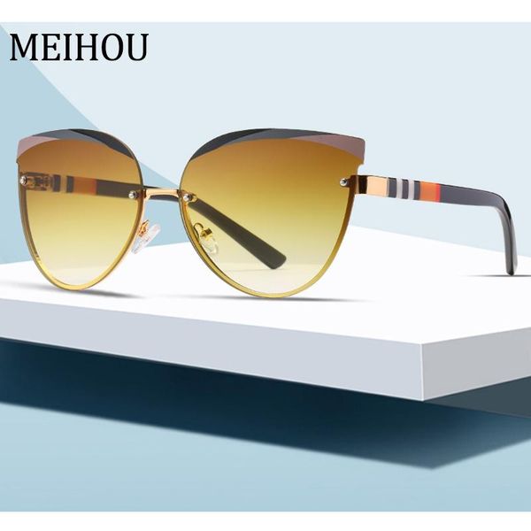 High Quality Cat Eye Rimless Sunglasses Women Fashion Brand Metal Frame Gradient Sunglasses Female Shades Oculos UV400, White;black
High Quality Cat Eye Rimless Sunglasses Women Fashion Brand Metal Frame Gradient Sunglasses Female Shades Oculos UV400, White;black