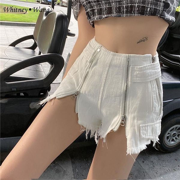 whitney wang shorts 2020 summer fashion streetwear zippers ripped denim shorts women jeans short1, Blue
whitney wang shorts 2020 summer fashion streetwear zippers ripped denim shorts women jeans short1, Blue
