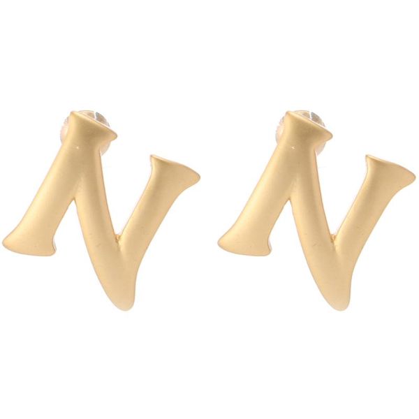 badu metal earrings for women english letter n stud earrings simple style romantic gift for girls 2020 fashion jewelry wholesale, Golden;silver
badu metal earrings for women english letter n stud earrings simple style romantic gift for girls 2020 fashion jewelry wholesale, Golden;silver