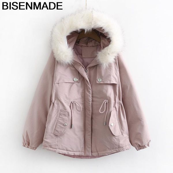 bisenmade oversize women's winter parkas new 2021 loose safari style down cotton coat drawstring fur collar padded jacket, Black
bisenmade oversize women's winter parkas new 2021 loose safari style down cotton coat drawstring fur collar padded jacket, Black