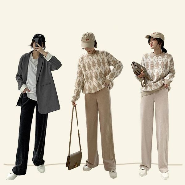 winter new casual vintage loose corduroy wide leg pants women 2019 solid color plus size ankle-length 3 colors pants1, Black;white
winter new casual vintage loose corduroy wide leg pants women 2019 solid color plus size ankle-length 3 colors pants1, Black;white