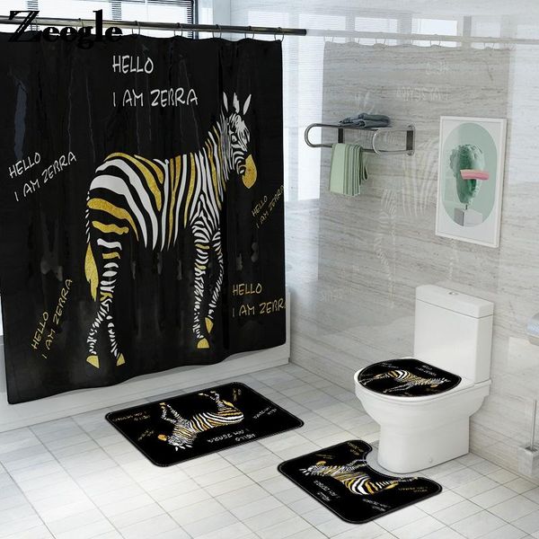 bath mat shower curtain waterproof toilet carpet microfiber zebra printing bathroom decoration home anti slip rug set
bath mat shower curtain waterproof toilet carpet microfiber zebra printing bathroom decoration home anti slip rug set