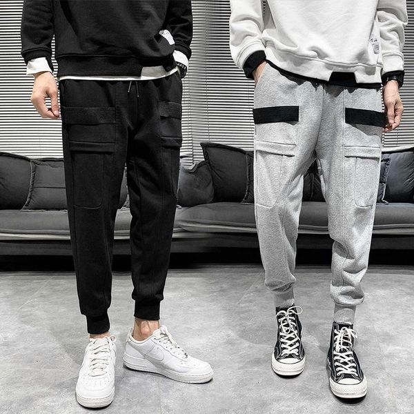 winter thicken sweatpants men's fashion solid color casual joggers pants men streetwear wild loose hip-hop harem pants mens1, Black
winter thicken sweatpants men's fashion solid color casual joggers pants men streetwear wild loose hip-hop harem pants mens1, Black