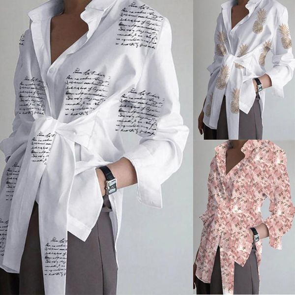 plus size shirts women long sleeve pineapple letter print tie shirt fashion camisa mujer vestiti donna1, White
plus size shirts women long sleeve pineapple letter print tie shirt fashion camisa mujer vestiti donna1, White