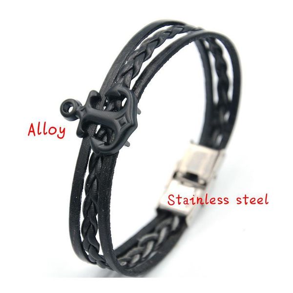 junwei men's leather braided bracelets black anchor chain stainless steel jewelry gifts for men junw jllcqn
junwei men's leather braided bracelets black anchor chain stainless steel jewelry gifts for men junw jllcqn