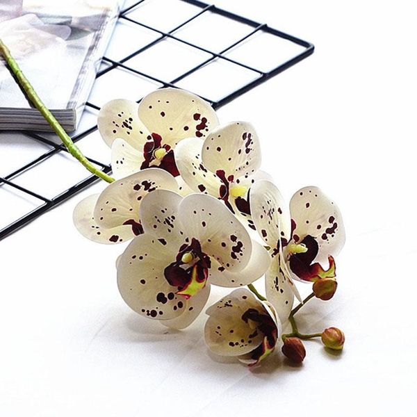 6heads/branch real touch plastic artificial flowers orchid fake moth butterfly orchids for home table wedding decoration flores
6heads/branch real touch plastic artificial flowers orchid fake moth butterfly orchids for home table wedding decoration flores