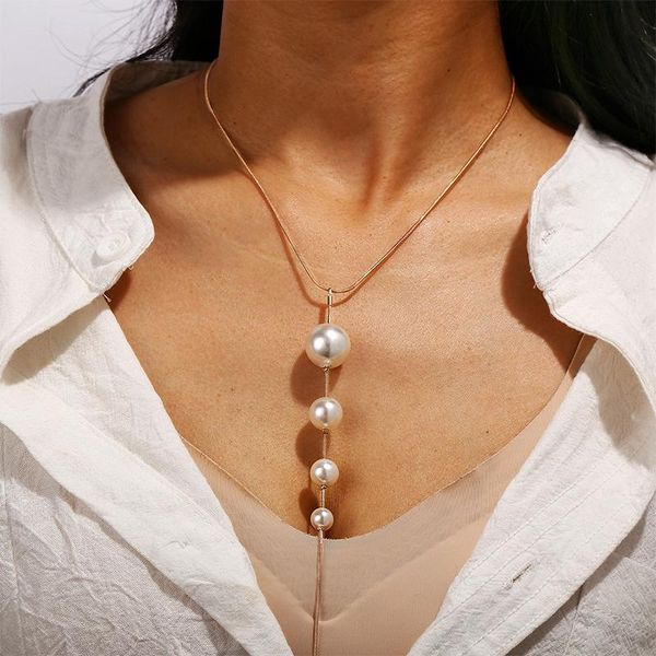 Retro Simple Four Pearl Pendant Necklace Female Creative Gold Tassel Chain Pendant Ladies Fashion Wedding Party Jewelry Gifts, Silver
Retro Simple Four Pearl Pendant Necklace Female Creative Gold Tassel Chain Pendant Ladies Fashion Wedding Party Jewelry Gifts, Silver