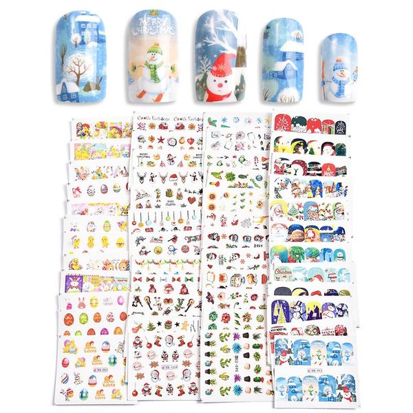 kads 55pcs nail art stickers set water transfer decals halloween christmas flower butterfly nail designs art decorations, Black
kads 55pcs nail art stickers set water transfer decals halloween christmas flower butterfly nail designs art decorations, Black