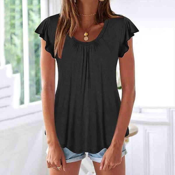 women summer fashion solid blouse casual ladies solid female womens short sleeve shirt blusas, White
women summer fashion solid blouse casual ladies solid female womens short sleeve shirt blusas, White