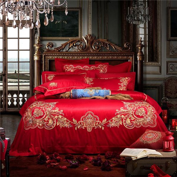 bedding sets 2021 10pcs king size wedding decoration embroidery duvet cover red bed set for girls pillowcases linen
bedding sets 2021 10pcs king size wedding decoration embroidery duvet cover red bed set for girls pillowcases linen