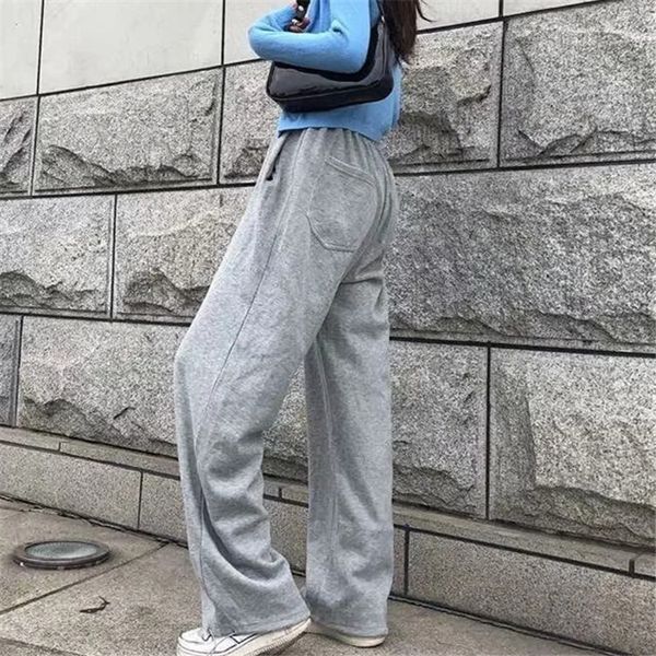 2021 new 21 years' wide leg autumn casual floor pants women's loose sports leggings r3cl, Black;white
2021 new 21 years' wide leg autumn casual floor pants women's loose sports leggings r3cl, Black;white