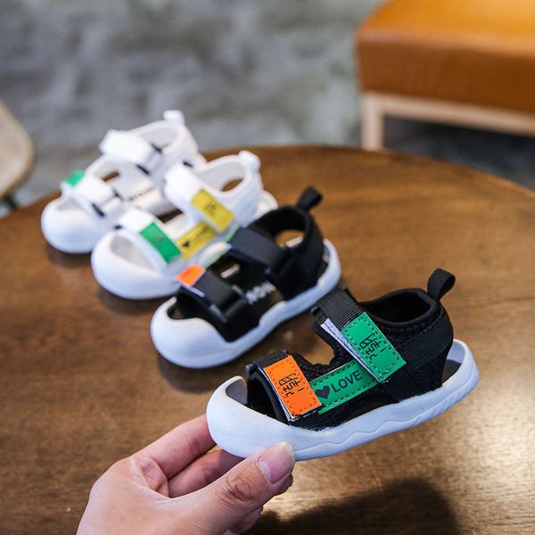 2021 summer sandals children's casual portable velcro sho, Black;red
2021 summer sandals children's casual portable velcro sho, Black;red