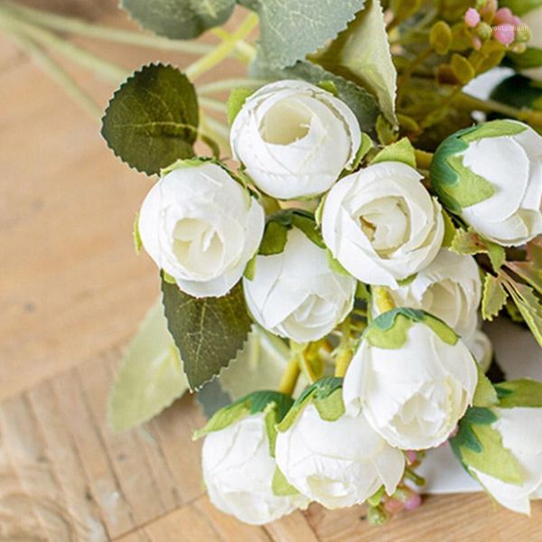decorative flowers & wreaths 1 bouquet 15 buds artificial rose silk real touch fake flower leaf plants wedding decoration home garden dropsh
decorative flowers & wreaths 1 bouquet 15 buds artificial rose silk real touch fake flower leaf plants wedding decoration home garden dropsh