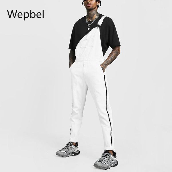 wepbel hole jeans trousers conjoined working bib pants vintage men's denim overalls white plus size denim jumpsuits1, Blue
wepbel hole jeans trousers conjoined working bib pants vintage men's denim overalls white plus size denim jumpsuits1, Blue