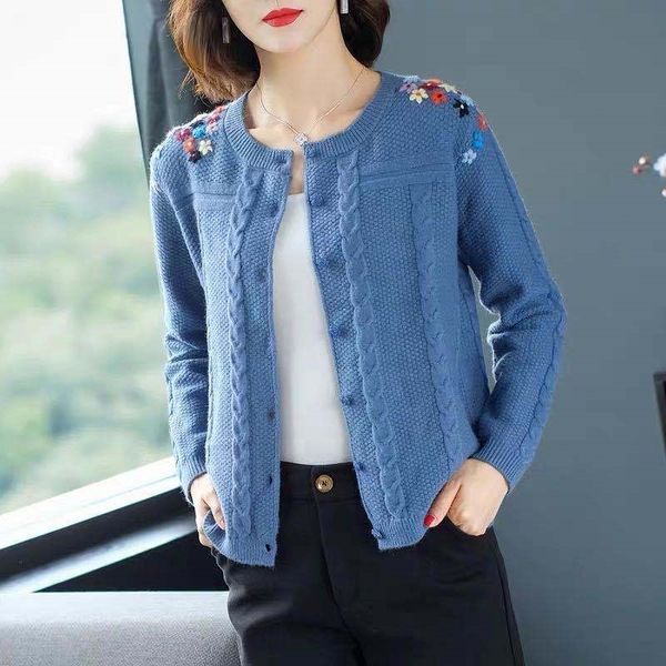 peonfly women cardigan sweater v neck solid floral pattern loose knitwear single breasted casual knit cardigan jacket coat 201030, White
peonfly women cardigan sweater v neck solid floral pattern loose knitwear single breasted casual knit cardigan jacket coat 201030, White
