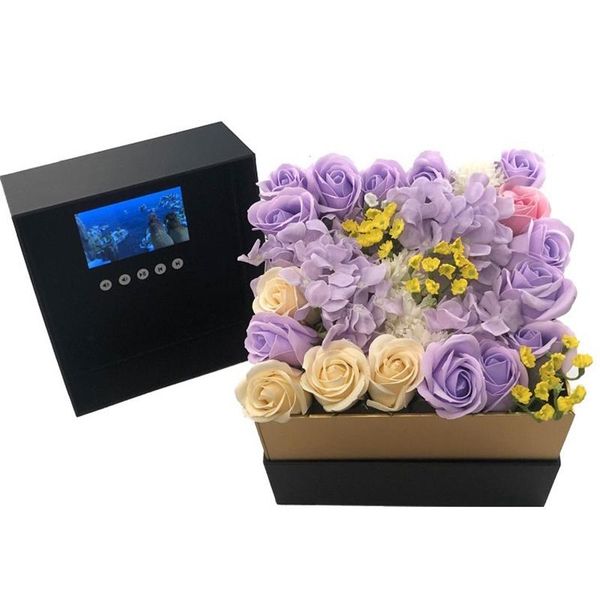 gift wrap creative video playback square box flower packaging advertising lcd boxes for birthday wedding
gift wrap creative video playback square box flower packaging advertising lcd boxes for birthday wedding