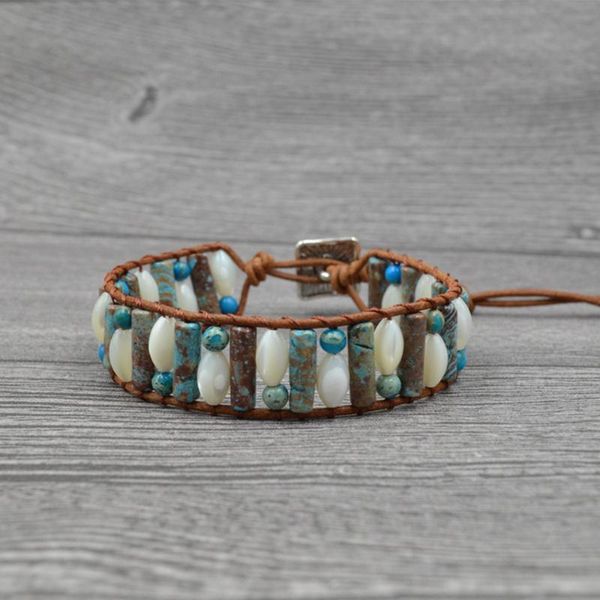 tennis natural stone genuine leather wrap bracelets for girls shell emperor boho bracelet man friend boyfriend gift ideas, Golden;silver
tennis natural stone genuine leather wrap bracelets for girls shell emperor boho bracelet man friend boyfriend gift ideas, Golden;silver