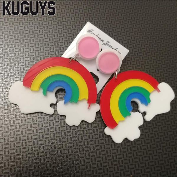 kuguys acrylic jewelry womens cute rainbow large dangle earrings for women trendy clouds drop earring, Silver
kuguys acrylic jewelry womens cute rainbow large dangle earrings for women trendy clouds drop earring, Silver