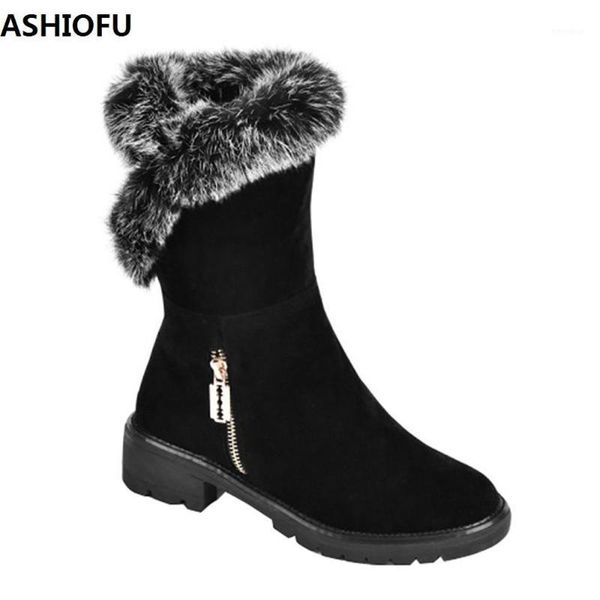 ashiofu handmade real ps womens winter boots faux-fur warm snow boots party daily wear fashion outdoor short shoes1, Black
ashiofu handmade real ps womens winter boots faux-fur warm snow boots party daily wear fashion outdoor short shoes1, Black