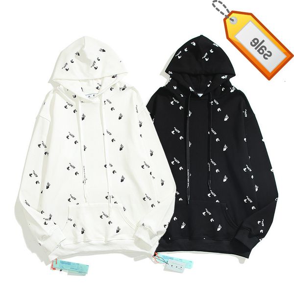tide autumn off spring and br white new style full body printing loose men's women's hoodie sweater, Black
tide autumn off spring and br white new style full body printing loose men's women's hoodie sweater, Black
