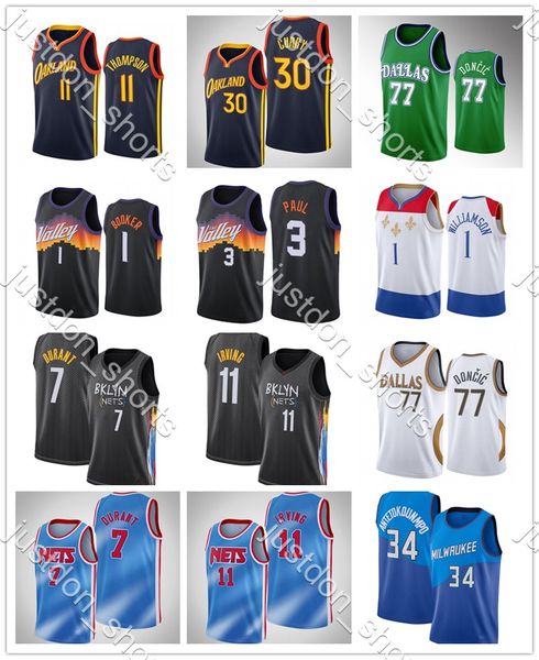 youth irving 11 durant 7 doncic 77 antetokounmpo 34 booker 1 paul 13 curry 30 thompson 11 embroidery city black edition jerseys shirts, Black;red
youth irving 11 durant 7 doncic 77 antetokounmpo 34 booker 1 paul 13 curry 30 thompson 11 embroidery city black edition jerseys shirts, Black;red