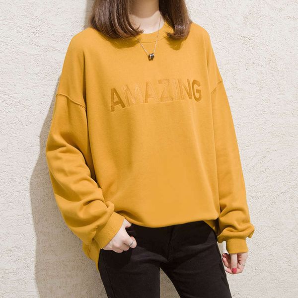 sweater women 2020 new spring korean version loose autumn and winter fashion foreign style plush thickening, Black
sweater women 2020 new spring korean version loose autumn and winter fashion foreign style plush thickening, Black