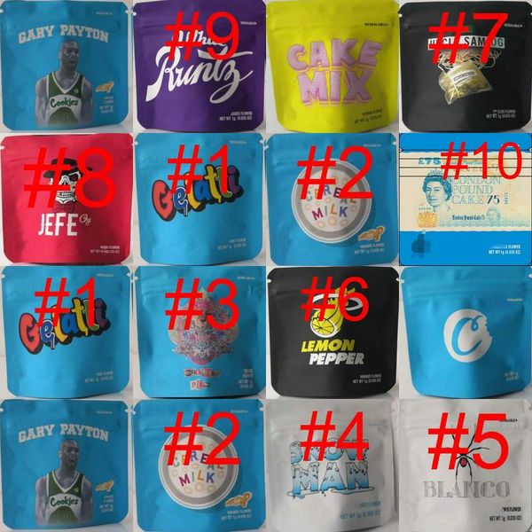 1g cookies mylar bags blanco jeff og snow man gary payton gelatti lemon pepper wmtdyb
1g cookies mylar bags blanco jeff og snow man gary payton gelatti lemon pepper wmtdyb