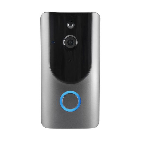Image of Wireless Smart WIFI Doorbell With Camera HD Night Vision Motion Detection Alarm Doorbell Anti-theft Visible Camcorder