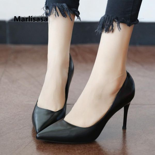 marlisasa salto alto women cute brown pointed toe slip on high heel shoes ladies casual black pu leather spike heels f55621
marlisasa salto alto women cute brown pointed toe slip on high heel shoes ladies casual black pu leather spike heels f55621