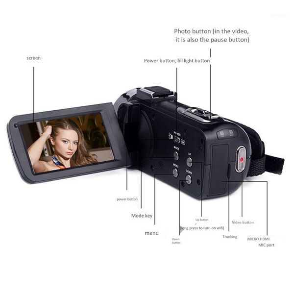 2.7k / 30 megapixel hd digital video camera wifi night vision dv home travel camera video recorder1
2.7k / 30 megapixel hd digital video camera wifi night vision dv home travel camera video recorder1