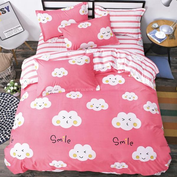 home textile cute cloud bedding set cartoon cotton bed linen for children boys girl gift duvet cover flat sheet pillowcase
home textile cute cloud bedding set cartoon cotton bed linen for children boys girl gift duvet cover flat sheet pillowcase