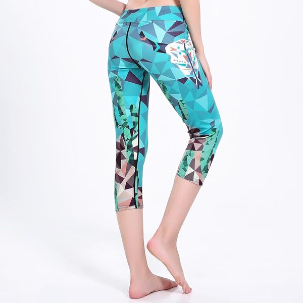 new women yoga capris pants blue geometric printing girls summer autumn running gym fitness pants 3 patterns, White;red
new women yoga capris pants blue geometric printing girls summer autumn running gym fitness pants 3 patterns, White;red