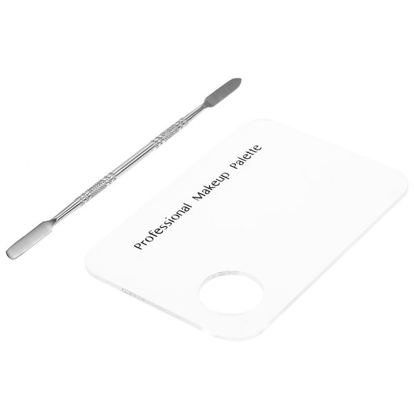 professional makeup nail art palette cosmetic makeup mixing palette stainless steel spatula tool crystal acrylic hands-free
professional makeup nail art palette cosmetic makeup mixing palette stainless steel spatula tool crystal acrylic hands-free