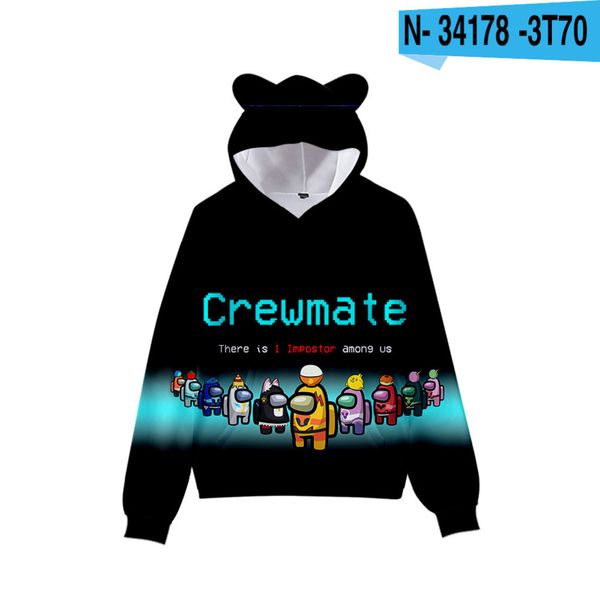 2020 among us men hoodie sweatshirt cute print 3d boys girls kids hooded hip hop harajuku streetwear hoodies sweat c0127, Black
2020 among us men hoodie sweatshirt cute print 3d boys girls kids hooded hip hop harajuku streetwear hoodies sweat c0127, Black