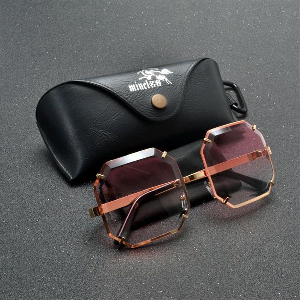 sunglasses frameless trimming women personlity retro crystal gradient orange blue color mirror female ocean eyewear fml, White;black
sunglasses frameless trimming women personlity retro crystal gradient orange blue color mirror female ocean eyewear fml, White;black