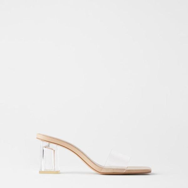 slippers nude color high heel women transparent pvc one strap sandals 2021 summer fashion slip-on outside shoes1, Black
slippers nude color high heel women transparent pvc one strap sandals 2021 summer fashion slip-on outside shoes1, Black