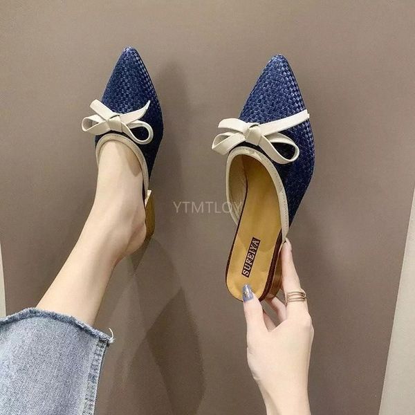 2021 spring and summer women's shoes pointed bow slippers square heel zapatillas mujer casa sapatos femininos #ju36
2021 spring and summer women's shoes pointed bow slippers square heel zapatillas mujer casa sapatos femininos #ju36