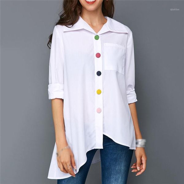 women's polos woman t-shirt plus size women's white shirt colorful button anomalistic long sleeve summer tunic1
women's polos woman t-shirt plus size women's white shirt colorful button anomalistic long sleeve summer tunic1