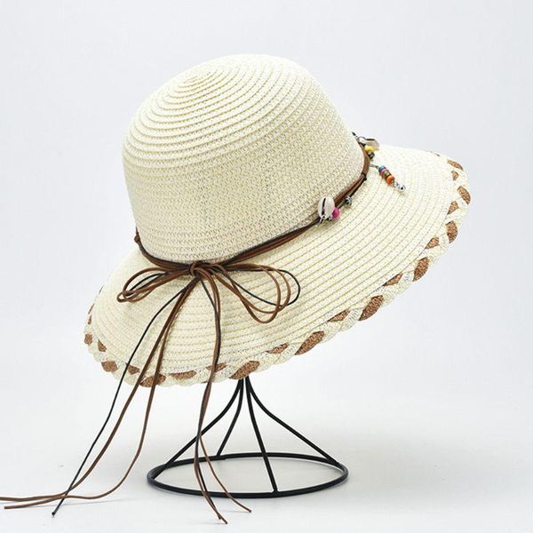 women woven straw sun hat boho beaded shell tassels bowknot wide brim beach cap 28gd, Blue;gray
women woven straw sun hat boho beaded shell tassels bowknot wide brim beach cap 28gd, Blue;gray
