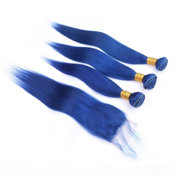 dark blue virgin brazilian human hair weaves weft extensions with closure silky straight colored blue hair bundles with lace closure 4x4, Black;brown
dark blue virgin brazilian human hair weaves weft extensions with closure silky straight colored blue hair bundles with lace closure 4x4, Black;brown