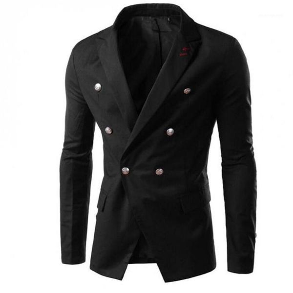 new 2017 fashion men suit jacket long sleeves gentleman lapel double breasted classic slim jacket custom clothes1, White;black 
new 2017 fashion men suit jacket long sleeves gentleman lapel double breasted classic slim jacket custom clothes1, White;black