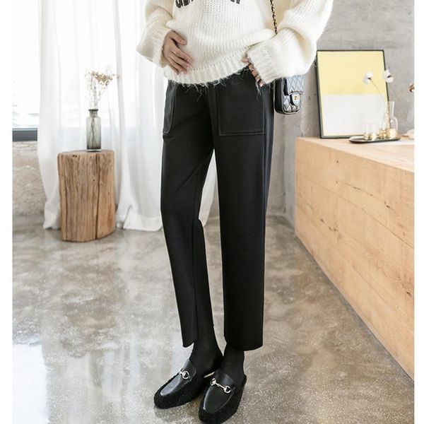 fashion trendy mom straight loose wide leg pants casual leggings autumn and winter models autumn clothes, Black;white
fashion trendy mom straight loose wide leg pants casual leggings autumn and winter models autumn clothes, Black;white