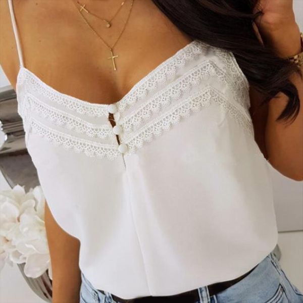 v neck lace patchwork women sling tank summer casual button backless female vests fashion loose white ladies camisole 2020
v neck lace patchwork women sling tank summer casual button backless female vests fashion loose white ladies camisole 2020