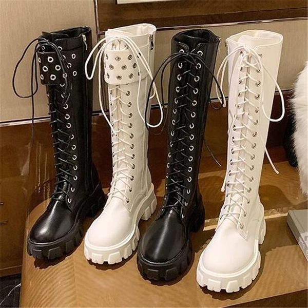 boots 2021 autumn leather women knee high motorcycle round toe zip footwear square heels female riding boot woman long, Black
boots 2021 autumn leather women knee high motorcycle round toe zip footwear square heels female riding boot woman long, Black
