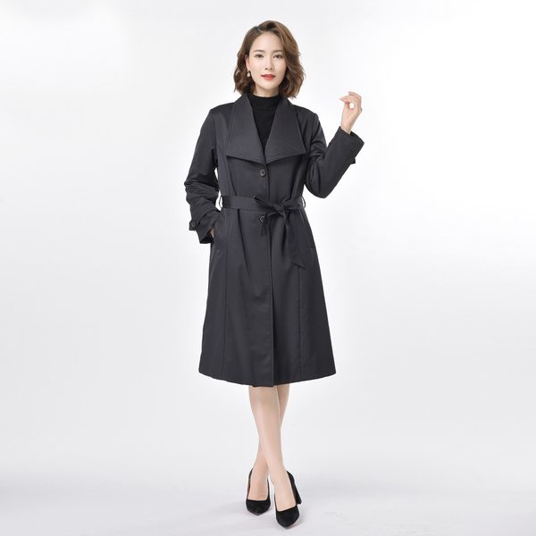 fashion design mid-length and waist-retractable women's jacket for fall and winter new silk down jacket, Black
fashion design mid-length and waist-retractable women's jacket for fall and winter new silk down jacket, Black