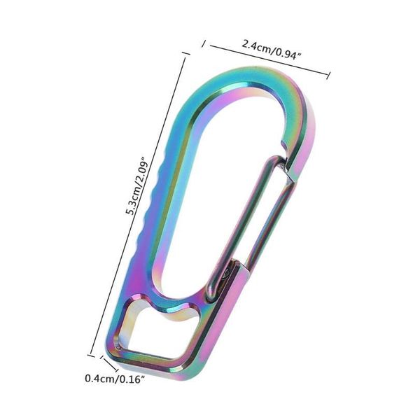 titanium alloy edc outdoor keychain carabiner camping hiking spring buckle hook titani qyluuu
titanium alloy edc outdoor keychain carabiner camping hiking spring buckle hook titani qyluuu